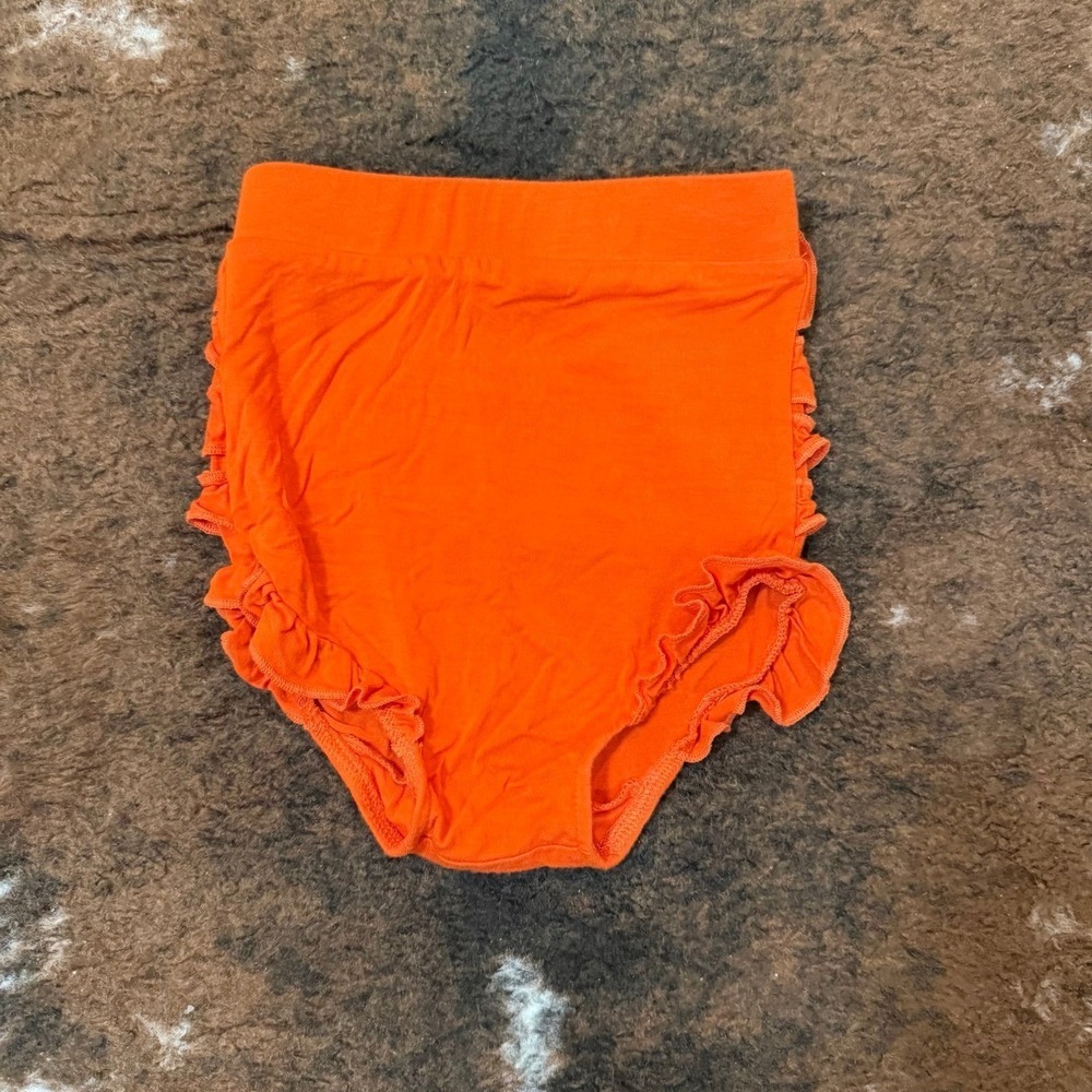 Little bum bums ruffle butt bamboo bloomers size 6-12 months